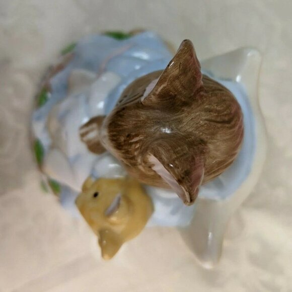 Schmid Hunca Munca Baby's First Christmas NIGHTLIGHT Beatrix Potter Mother Mouse - Picture 7 of 11